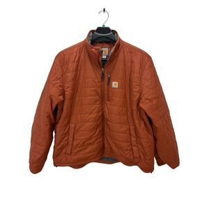 Carhartt Gilliam Rust Quilted Puffer Jacket 2XL Insulated Lightweight Durable